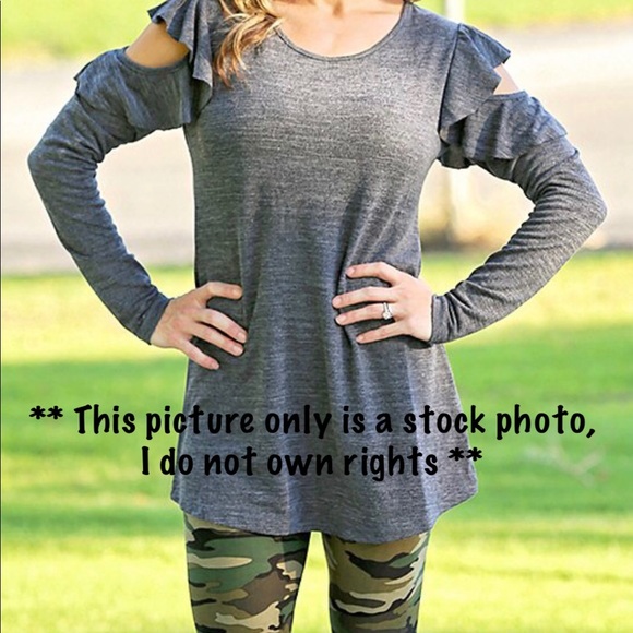 Mayah Kay Ruffle Cutout Long Sleeve - Picture 4 of 4